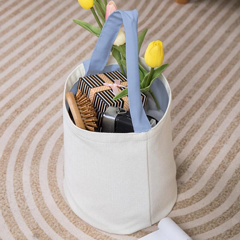 Sublimation Bucket Bag Factory - Easter Candy Tote Basket Halloween Linen