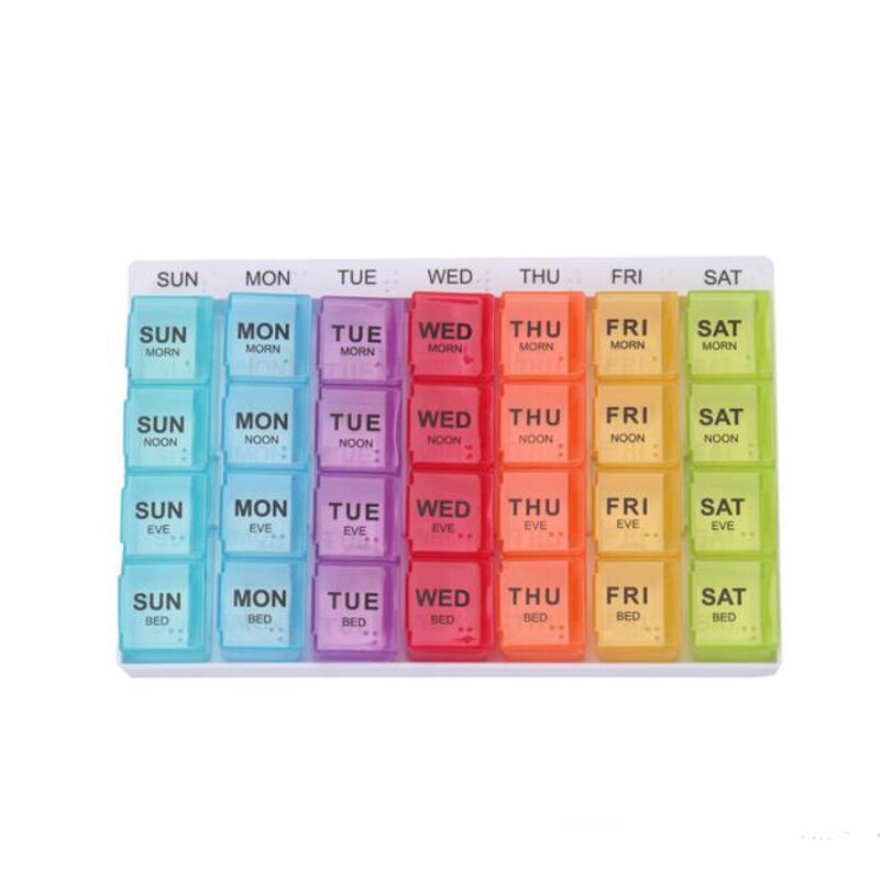 Monthly Pill Box Supplier - Am/pm Pill Organizer 7 Days 28 Compartments