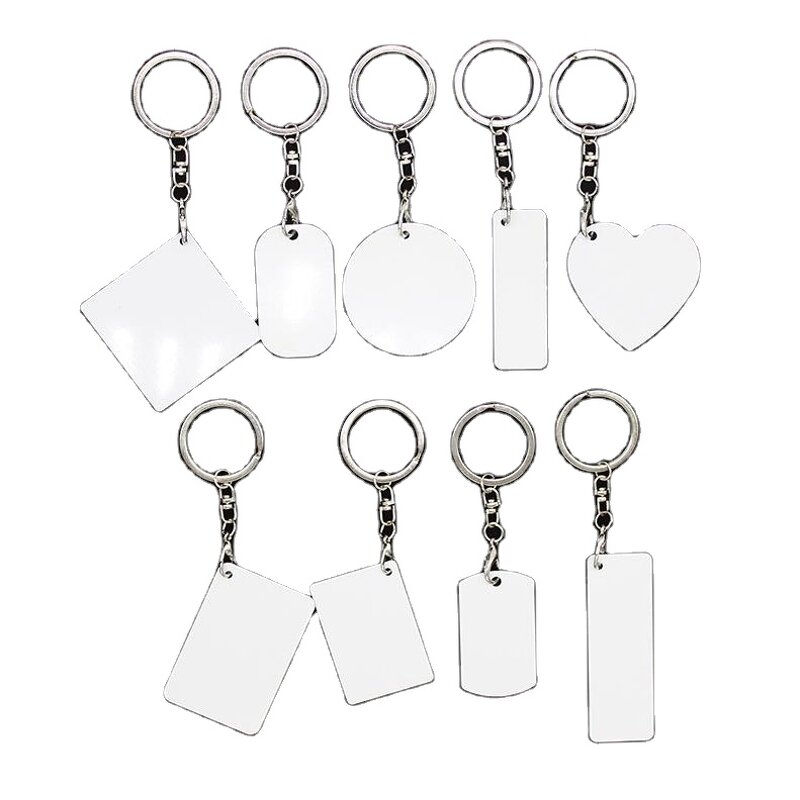 Personalized Metal Keychain Supplier - Rectangle Shaped Custom Printing