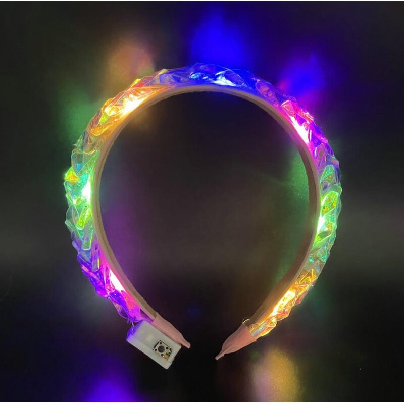 LED Headband Supplier - Light up Glowing Hair Band Laser Hair Hoop