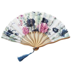 Japanese Style Silk Fan Manufacturer - Chinese Wedding Bamboo Vintage