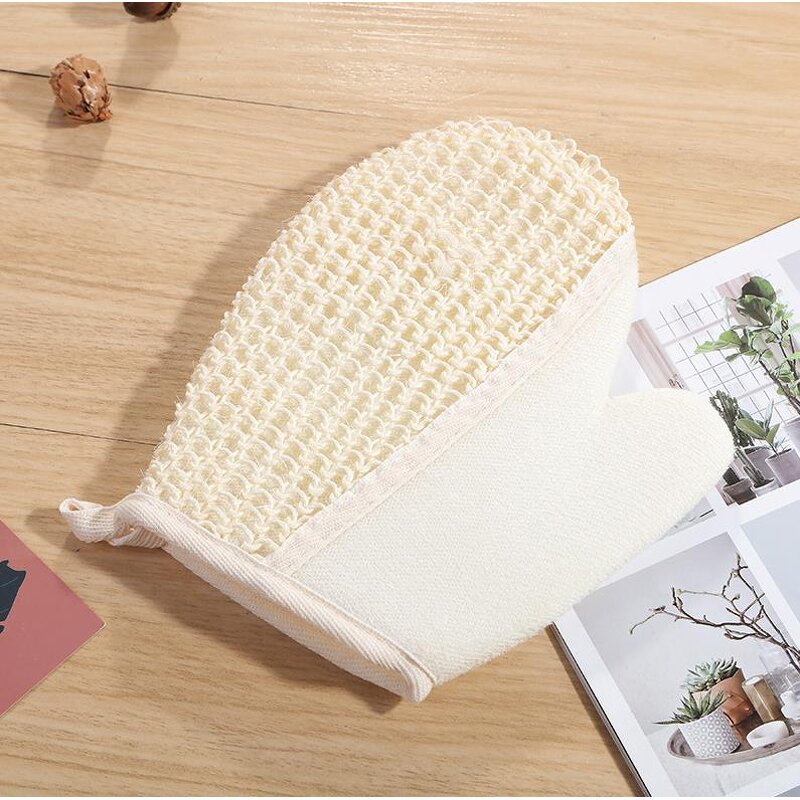 Natural Exfoliating Glove Supplier - Classic Bath Spa Scrub Double Sided
