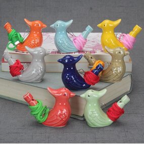 Ceramic Water Bird Whistle Supplier - Colorful Funny Sound Cartoon Children
