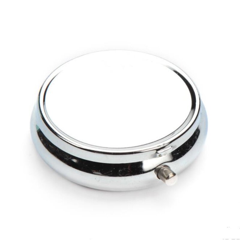 Travel Pill Case Supplier - Custom Logo Portable 3-Compartment Round