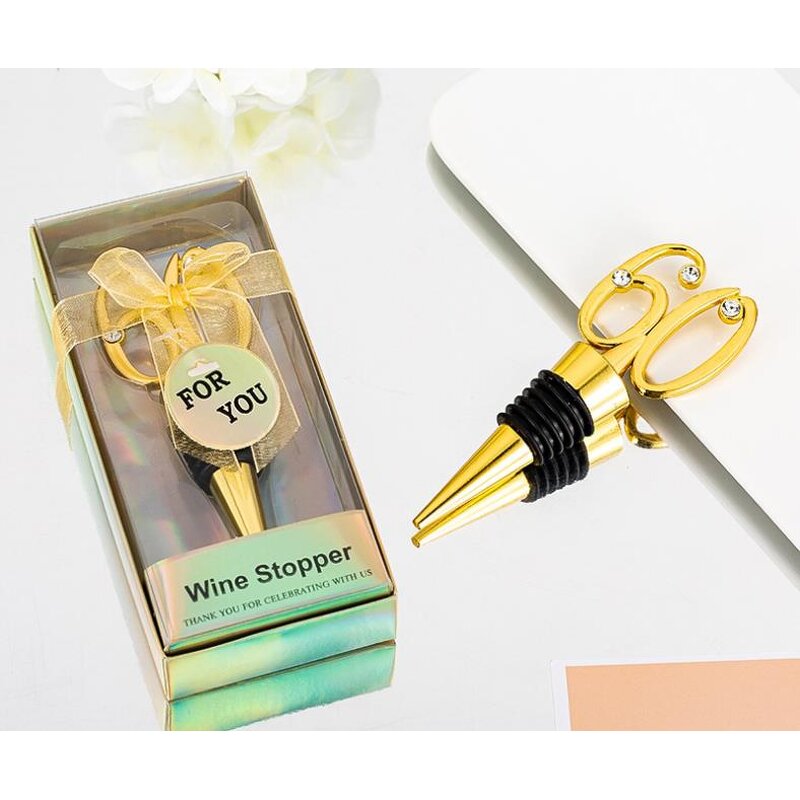 60th Bottle Stopper Factory - Wine and Beverage Birthday Wedding Favor