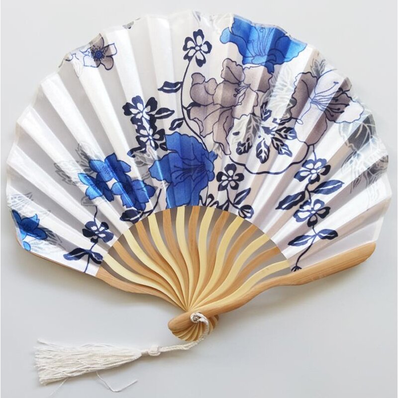 Chinese Japanese Hand Fan Supplier - Personalized Pattern Vintage Flower