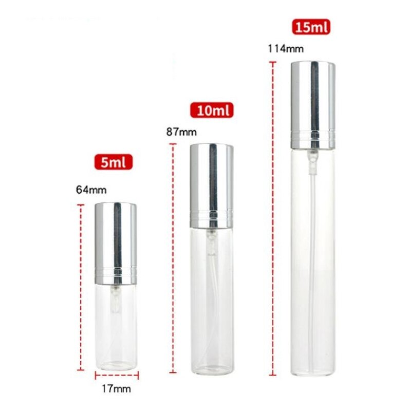 Glass Perfume Bottle Manufacturer - Wholesale 5-15ml Atomizer Refillable