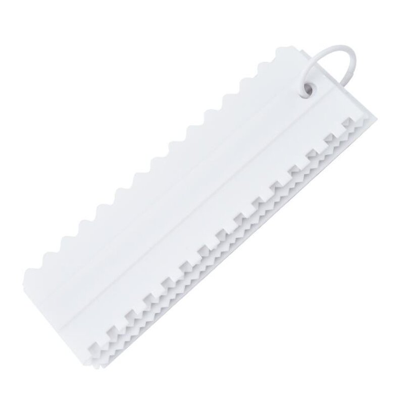 Cake Decorating Comb Factory - 4Pcs/set Plastic Icing Smoother Scraper