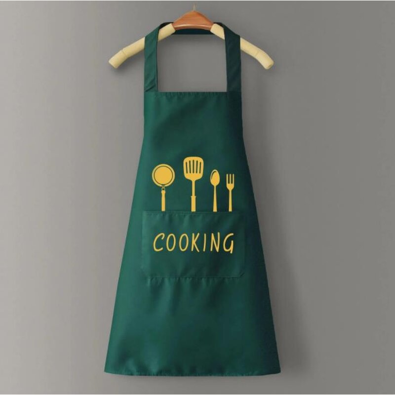 Kitchen Apron Supplier - Women Men Household Wipeable Waterproof Oil