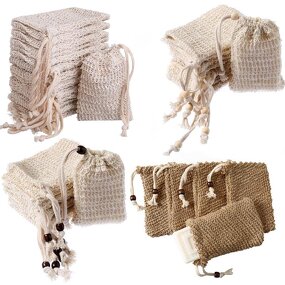 Soap Mesh Bag Supplier - Custom Logo Drawstring for Shower Exfoliating