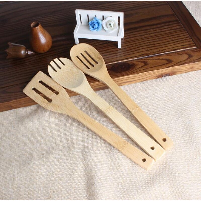 Wooden Kitchen Utensils Supplier - Flat Large Long Handle Scraper Spatula
