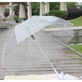 Bubble Umbrella Supplier - Clear Cute Deep Dome Wind Resistance Transparent