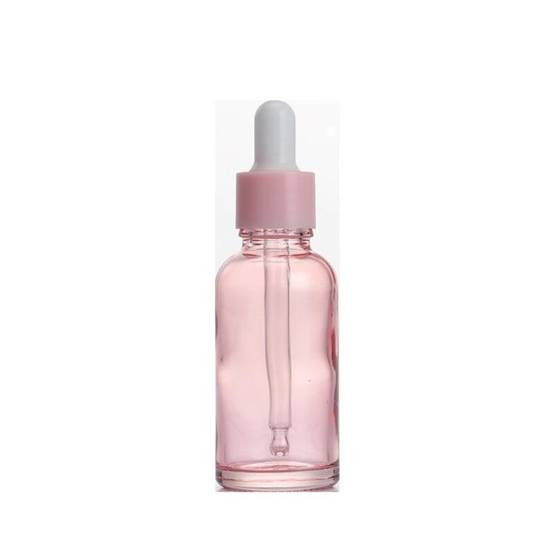 Glass Dropper Bottle Factory - 5-100ml Mini Pink with Dropper for