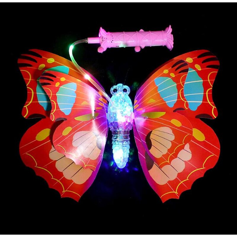 Electric Butterfly Toys Supplier - Luminous Portable LED Flashing Music