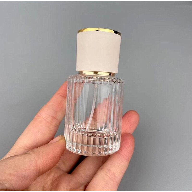 Glass Spray Pump Bottle Supplier - Luxury Custom 30ml 50ml Round