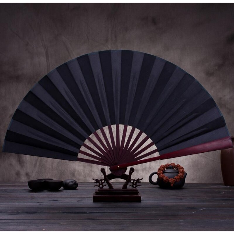 Chinese Kung Fu Fan Supplier - Custom 8/10inch Folding Hand Fan Silk