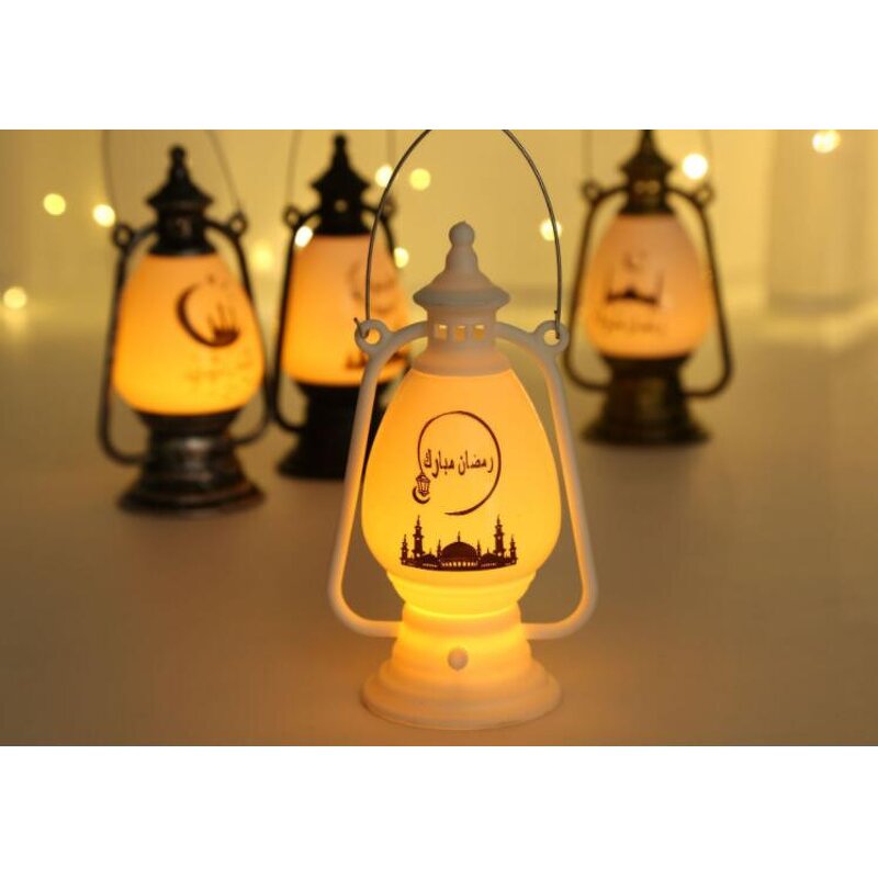 Ramadan Lantern Supplier - Holiday Decoration Crafts Plastic LED