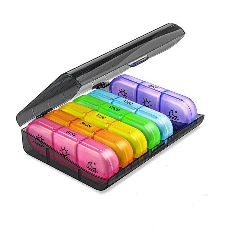 Eco Friendly Pill Box Factory - Wholesale 3 Compartments 7 Days Travel