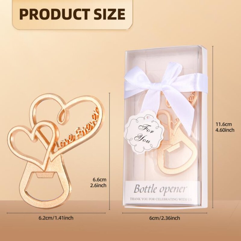 Love Bottle Openers Manufacturer - Heart Forever for Wedding Bridal Shower