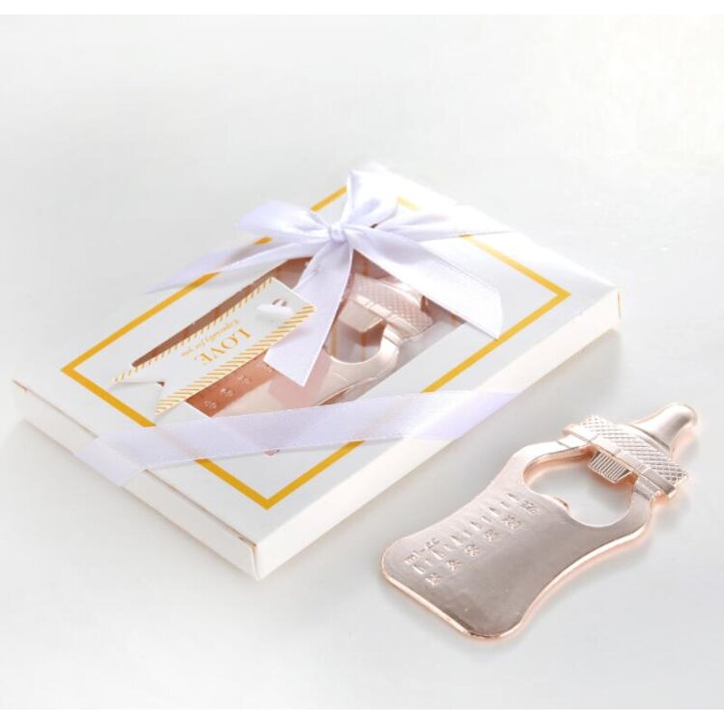 Gold Milk Bottle Opener Supplier - Baby Shower Return Gifts Baptism