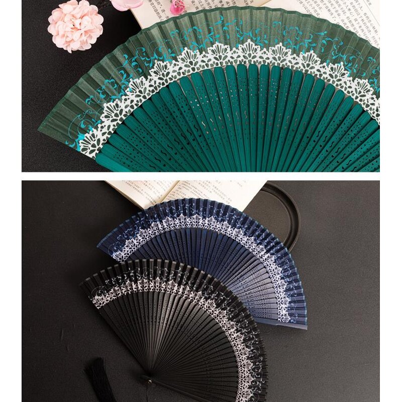 Welding Silk Folding Fan Manufacturer - Custom Printed Color Changing Fashion