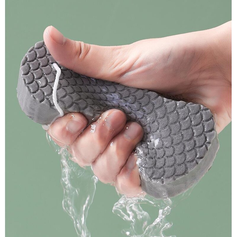 PVA Bath Sponge Factory - Fish-Scale Pattern Quickly Soft Reusable
