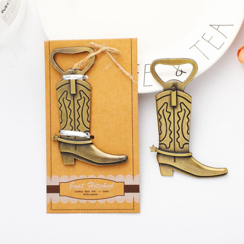 Cowboy Boot Bottle Opener Factory - Wedding Gifts Guests Favors Flat