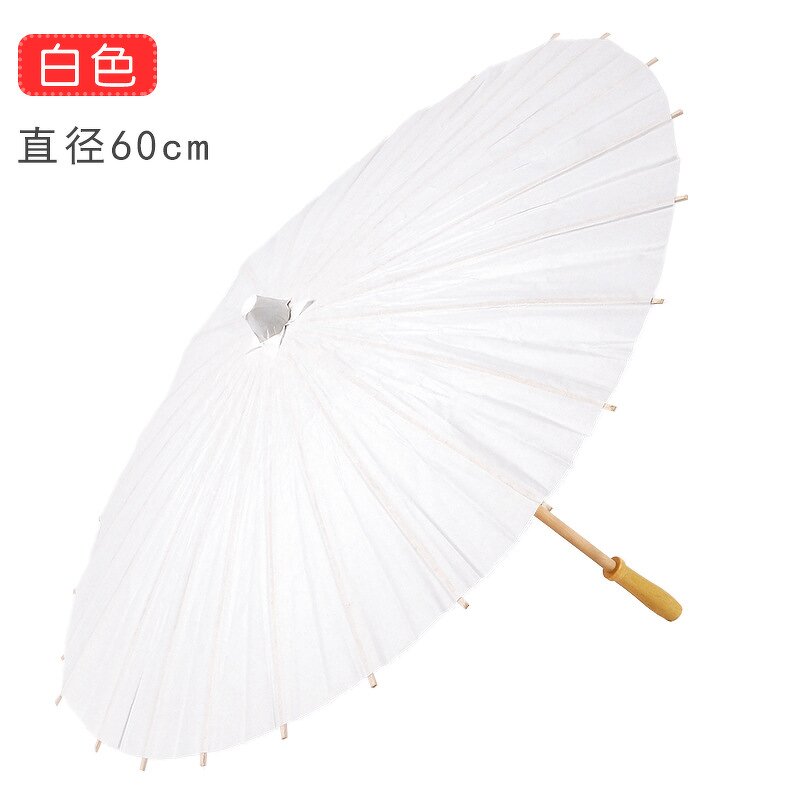 Paper Parasol Supplier - Wholesale Chinese Cheap White Wedding with Logo