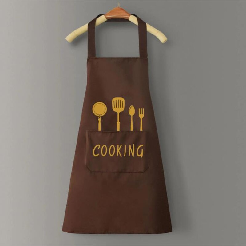 Kitchen Apron Supplier - Women Men Household Wipeable Waterproof Oil