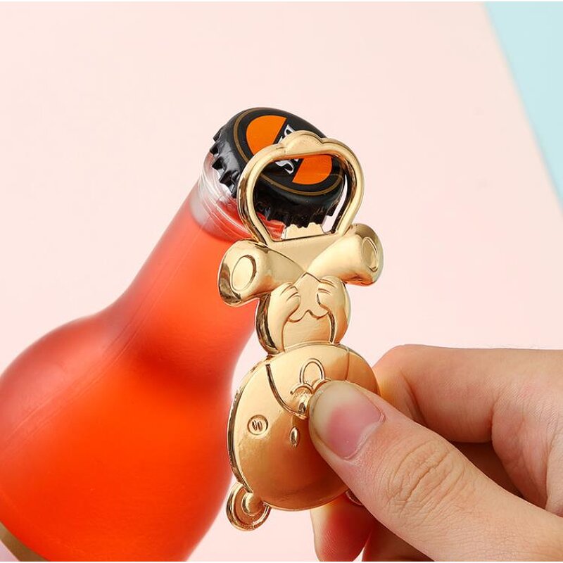 Bear Bottle Opener Supplier - Birthday Party Favors Metal Beer Openers