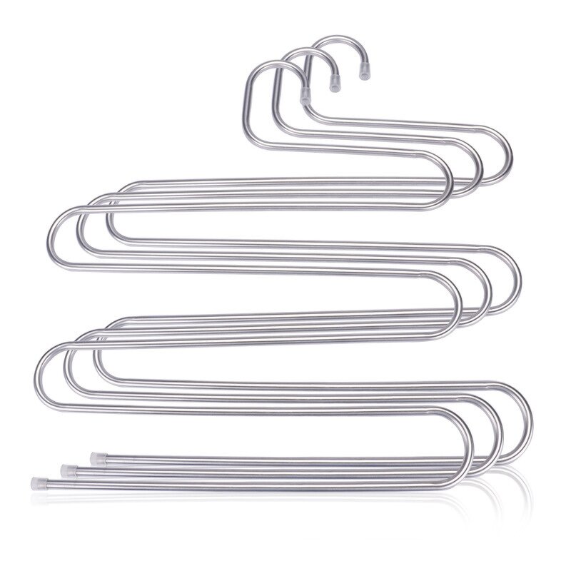 S-Type Pants Hanger Factory - Stainless Steel Clothes Organizer for