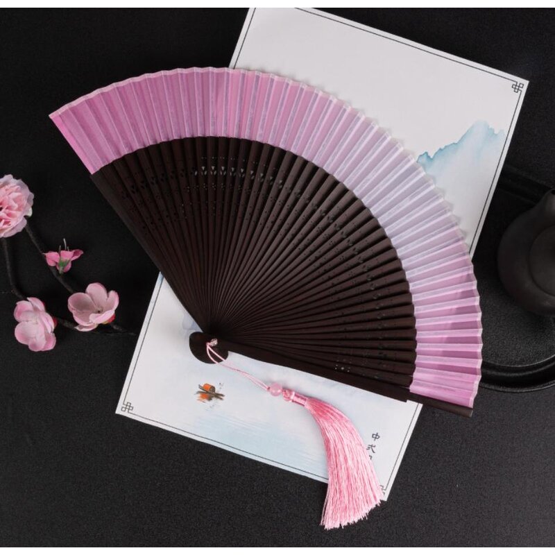 Chinese Style Silk Fan Manufacturer - Wholesale High Quantity with Tassels