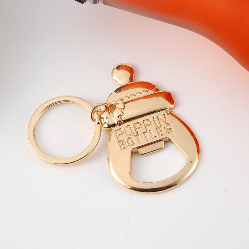 Baby Shower Keychain Bottle Opener Supplier - Zinc Alloy Beer Opener