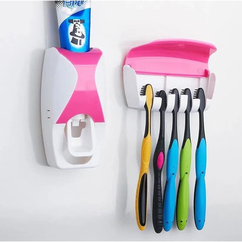 Toothpaste Dispenser Set Supplier - Wall Mounted Automatic 5 Slots