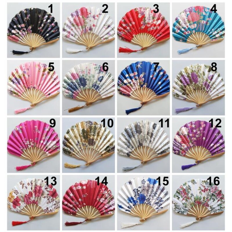 Chinese Japanese Hand Fan Supplier - Personalized Pattern Vintage Flower