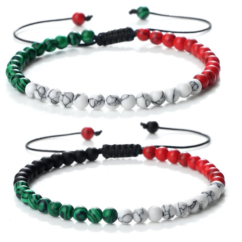 Palestine Bracelet Manufacturer - Bulk Kuwait UAE Flag Color Beaded
