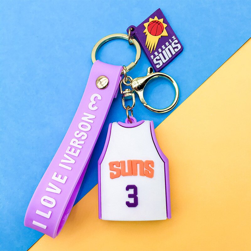 Basketball Jersey Keychain Manufacturer - Wholesale Sports Bag Ornament