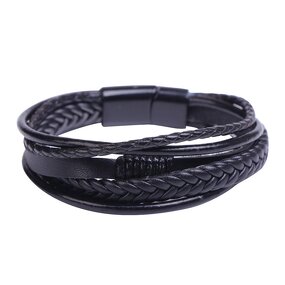 Leather Braided Bracelet Factory - Bulk Simple Woven Bracelet for Men