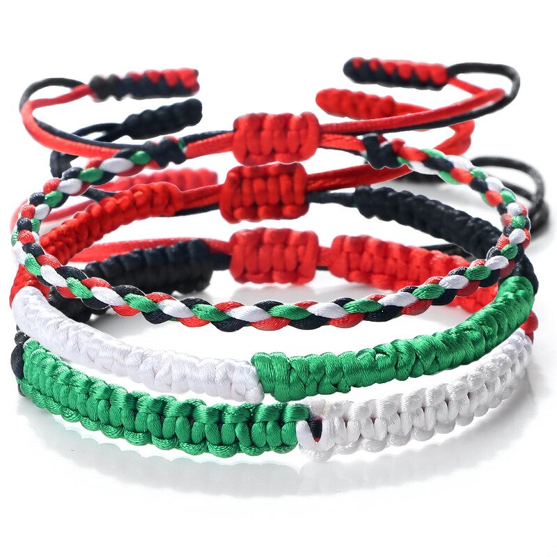 Palestine Bracelet Manufacturer - Bulk Kuwait UAE Flag Color Beaded