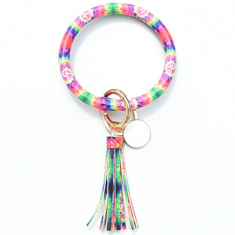 Christmas Keychain Manufacturer - Custom Snowflake Tassel Bracelet for Women
