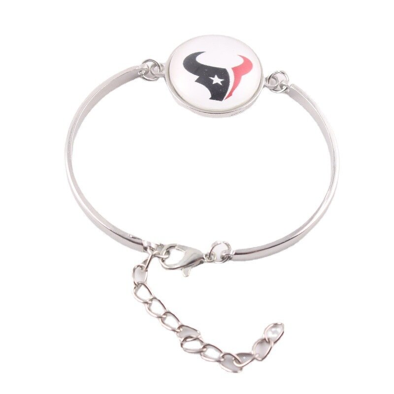 NFL Bracelet Manufacturer - Custom Logo Adjustable Alloy Bangle