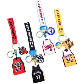 Basketball Jersey Keychain Manufacturer - Wholesale Sports Bag Ornament