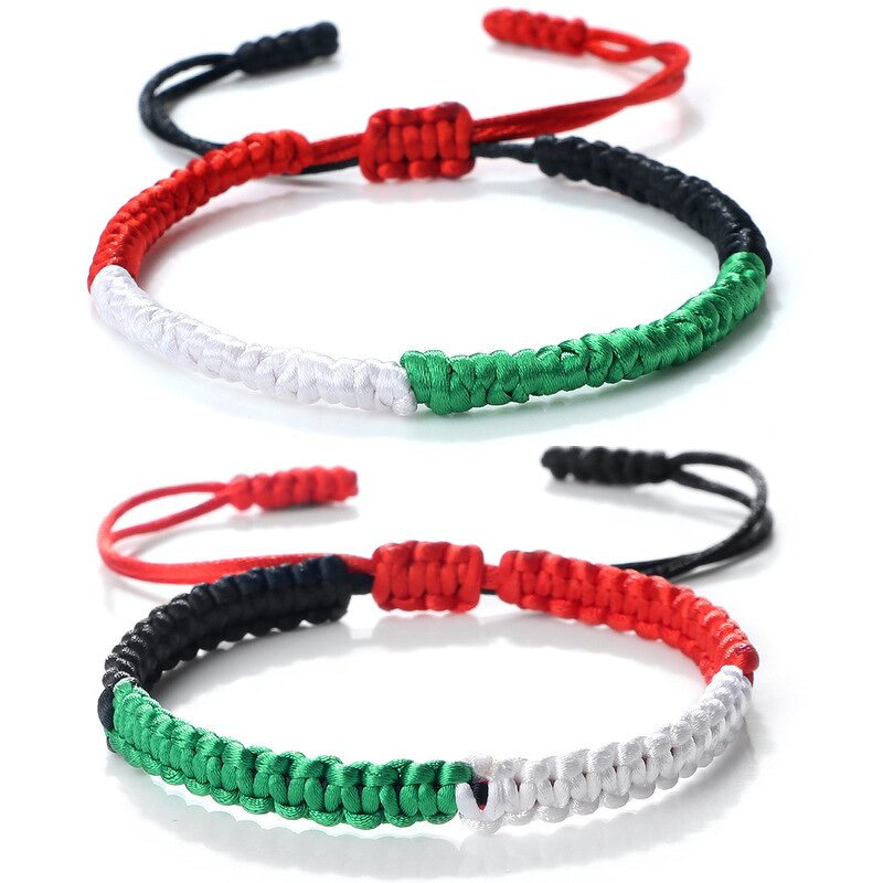 Palestine Bracelet Manufacturer - Bulk Kuwait UAE Flag Color Beaded