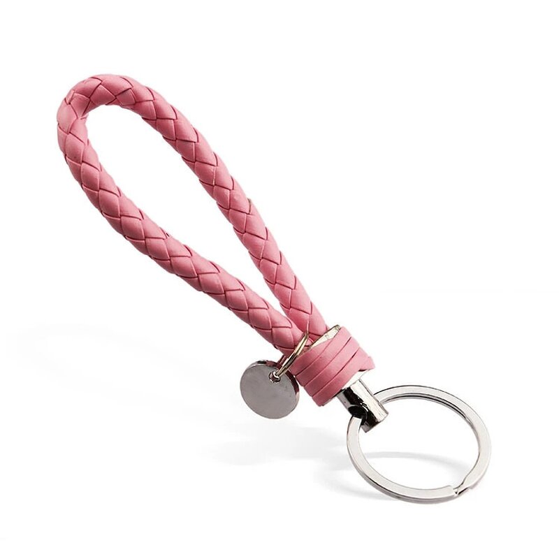 Leather Lanyard Keychain Supplier - Bulk DIY Woven Pendant Gift