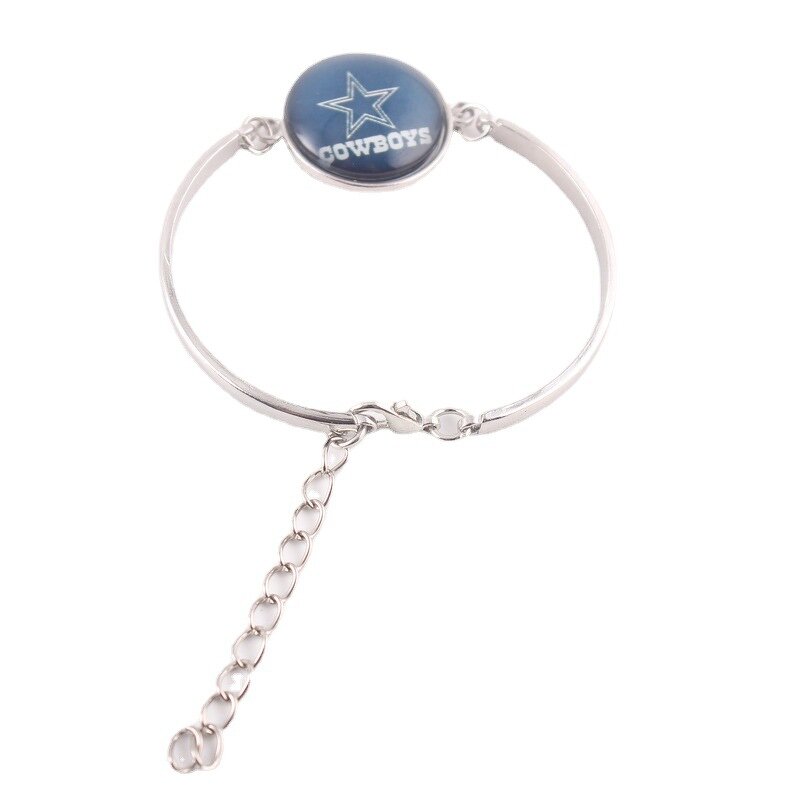 NFL Bracelet Manufacturer - Custom Logo Adjustable Alloy Bangle
