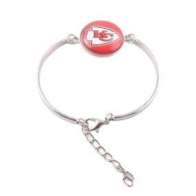 NFL Bracelet Manufacturer - Custom Logo Adjustable Alloy Bangle