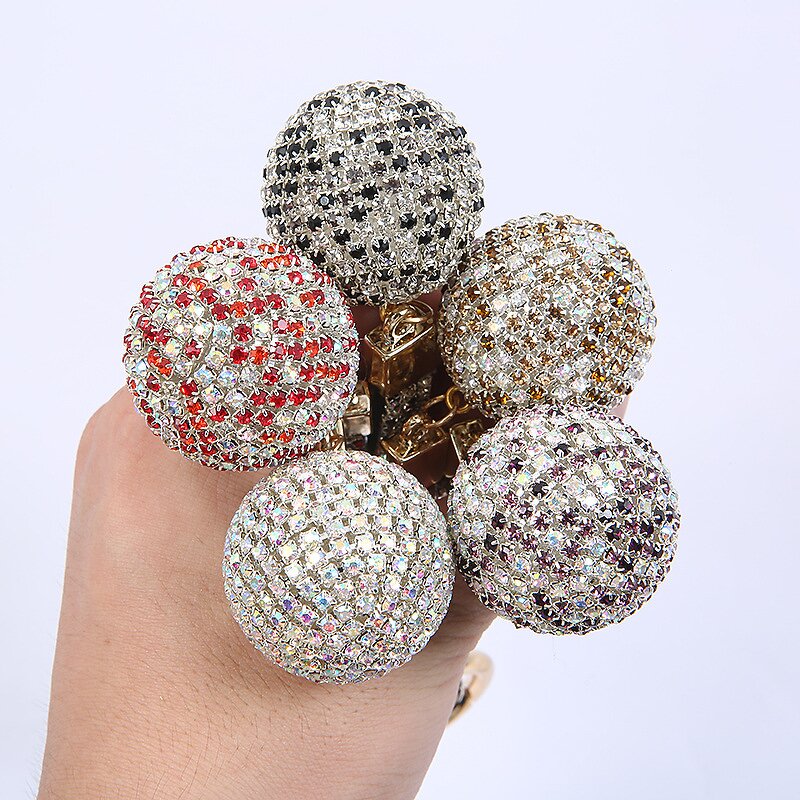 Rhinestone Ball Keychain Manufacturer - Bulk Pendant Gift for Women