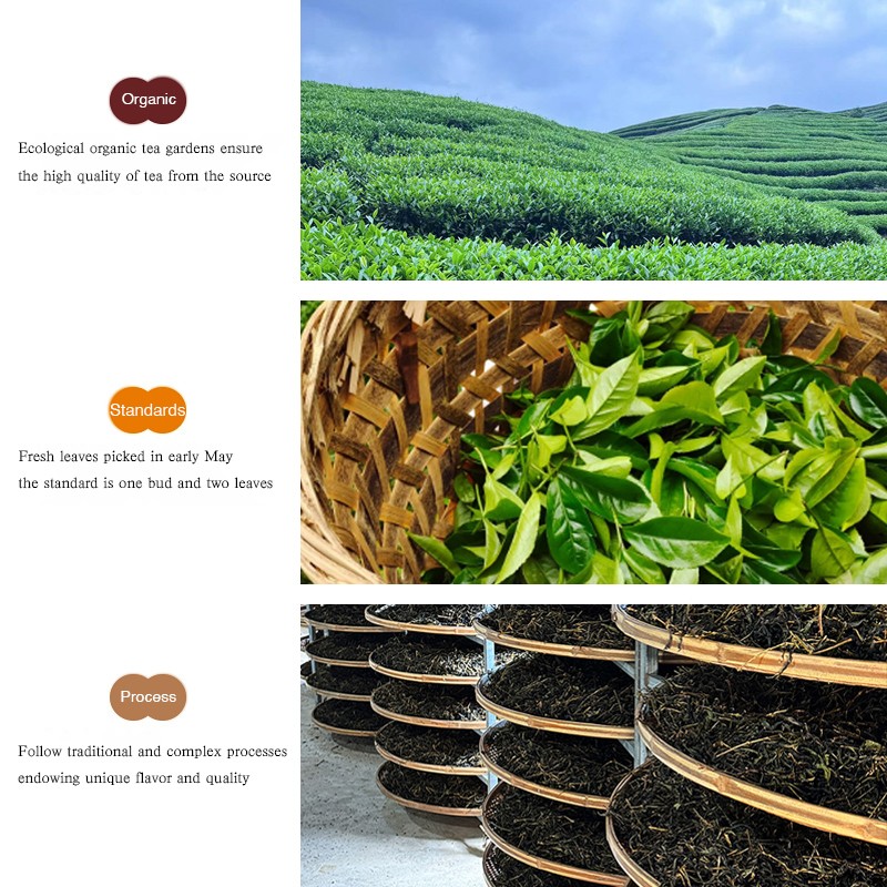Organic Wuyi Rock Tea Loose Leaf Rougui Zhengyan Cinnamon Tea Wholesale Mount Wuyi Cliff Dahongpao Big Red Robe Oolong Tea