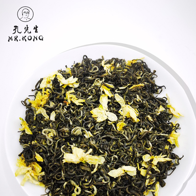 SN ISO9001 Certified Jasmine Tea with Flower  Chinese Quality Jasmine Green Tea