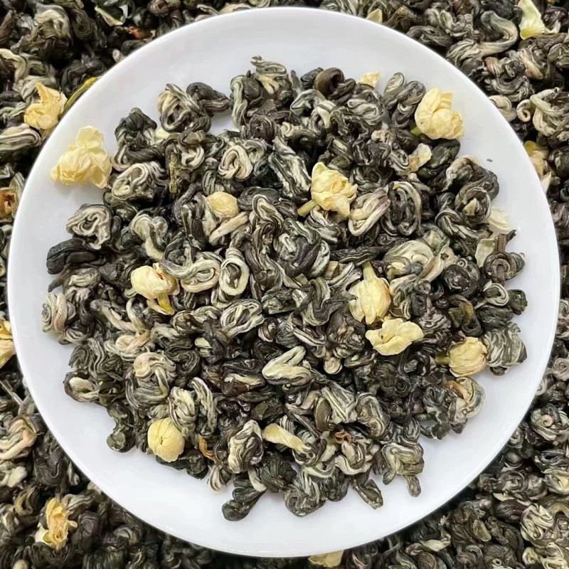 Jasmine Tea Cloud - Shaped Snail Flower Flavor Tea Organic Jasmine Flowers Green Tea Strong - Fragrance